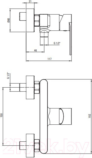 Изображение товара Смеситель Deante Alpinia BGA N40M