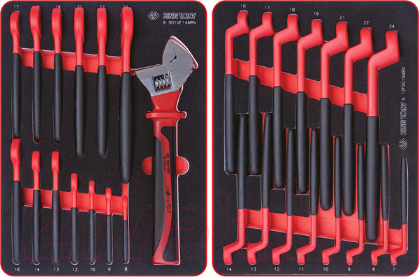 Изображение товара Универсальный набор инструментов King TONY 932-117VEMRVD