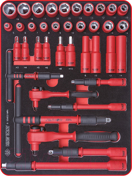 Изображение товара Универсальный набор инструментов King TONY 932-117VEMRVD