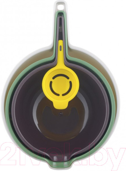 Изображение товара Набор мисок Smart Solutions Trym с сепаратором для яиц / SS-BO-PP-set4