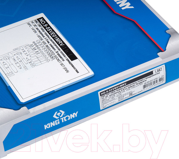 Изображение товара Набор головок слесарных King TONY 9-55VE01MRV