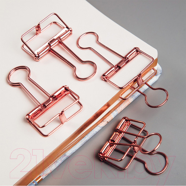 Изображение товара Зажим для бумаги Meshu Rose Gold / MS_41597 (4шт)