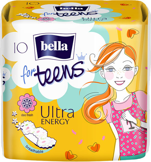 Изображение товара Прокладки гигиенические Bella For Teens Ultra Energy (10шт)