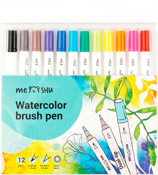 Изображение товара Набор маркеров Meshu MS_53479 (12цв)