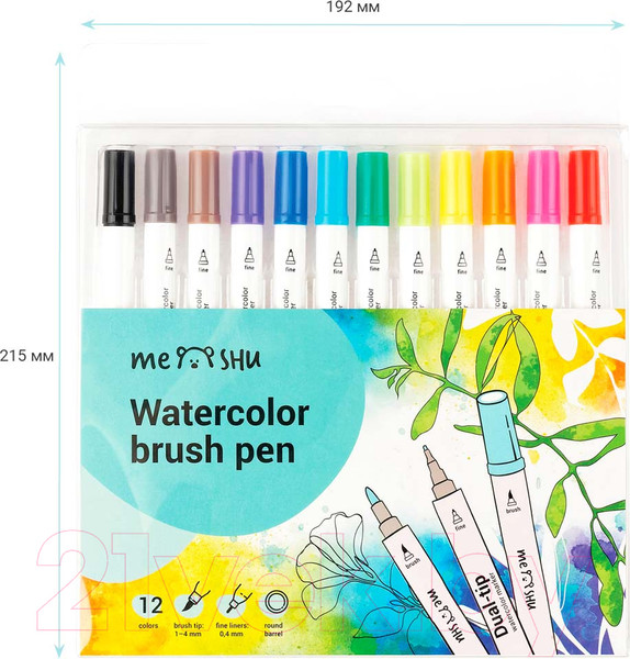 Изображение товара Набор маркеров Meshu MS_53479 (12цв)