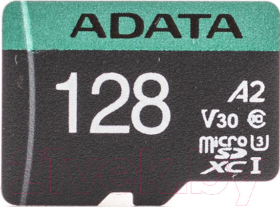 Изображение товара Карта памяти A-data Premier Pro microSDXC 128GB (AUSDX128GUI3V30SA2-RA1) (с адаптером)