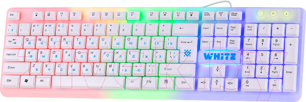 Изображение товара Клавиатура Defender White Rainbow GK-172 / 45172