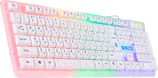 Изображение товара Клавиатура Defender White Rainbow GK-172 / 45172