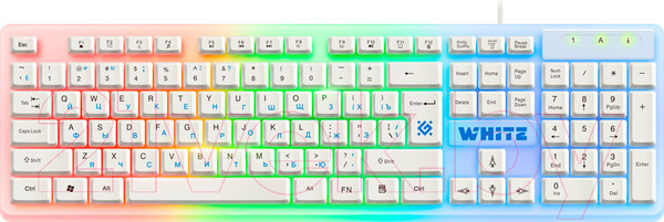 Изображение товара Клавиатура Defender White Rainbow GK-172 / 45172