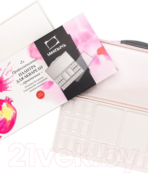 Изображение товара Палитра для красок Малевичъ 195208 (красный)