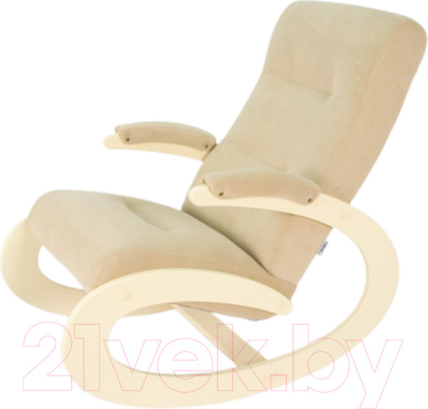 Изображение товара Кресло-качалка Glider Экси 560x950x1080 (бежевый/дуб шампань)