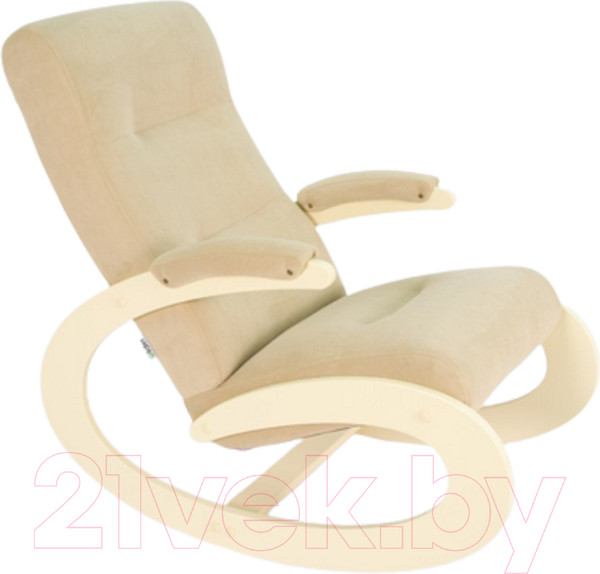 Изображение товара Кресло-качалка Glider Экси 560x950x1080 (бежевый/дуб шампань)