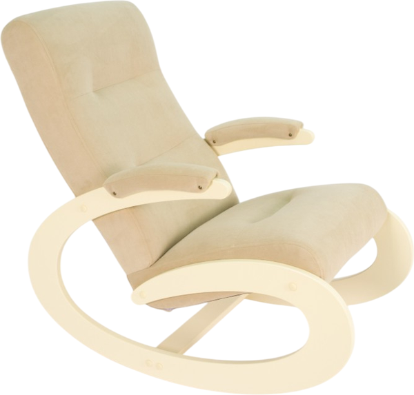 Изображение товара Кресло-качалка Glider Экси 560x950x1080 (бежевый/дуб шампань)