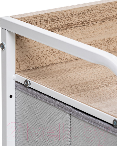 Изображение товара Система хранения Импэкс Leset Ноа 5 ящиков (белый/светло-серый)