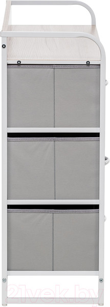 Изображение товара Система хранения Импэкс Leset Ноа 7 ящиков (белый/светло-серый)