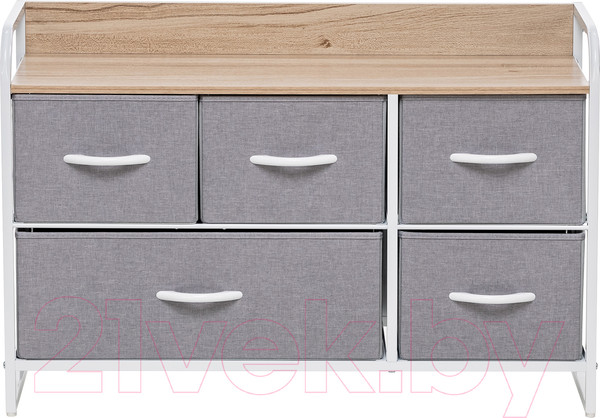 Изображение товара Система хранения Импэкс Leset Ноа широкий (белый/светло-серый)