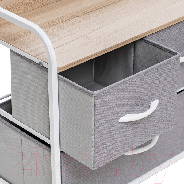 Изображение товара Система хранения Импэкс Leset Ноа широкий (белый/светло-серый)