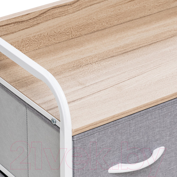 Изображение товара Система хранения Импэкс Leset Ноа широкий (белый/светло-серый)