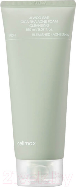Изображение товара Пенка для умывания Celimax Jiwoogae Cica BHA Acne Foam Cleansing (150мл)