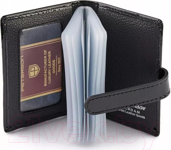 Изображение товара Визитница Peterson PTN BC-102-BLACK (черный)
