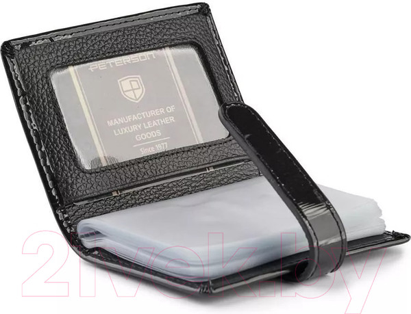 Изображение товара Визитница Peterson PTN BC-102-BLACK (черный)