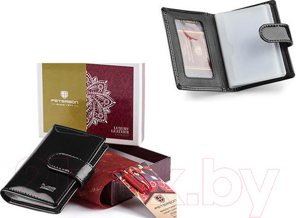 Изображение товара Визитница Peterson PTN BC-103-BLACK (черный)