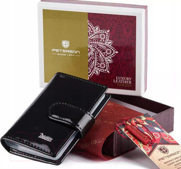 Изображение товара Визитница Peterson PTN BC-103-BLACK (черный)