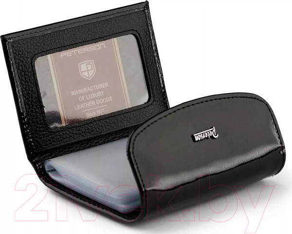 Изображение товара Визитница Peterson PTN BC-105-BLACK (черный)
