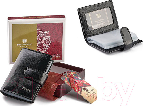 Изображение товара Визитница Peterson PTN PL-103-BLACK (черный)