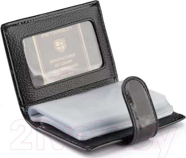 Изображение товара Визитница Peterson PTN PL-103-BLACK (черный)