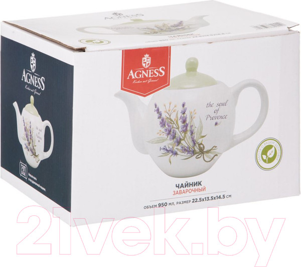 Изображение товара Заварочный чайник Agness 358-2044