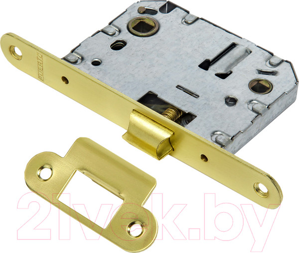 Изображение товара Защелка врезная Puerto INLB 1170 SB овальная планка (латунь матовая)