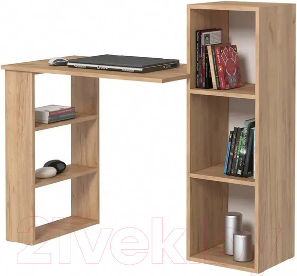 Изображение товара Письменный стол Алисия Лаки тип 1 (дуб крафт золотой)