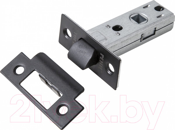 Изображение товара Защелка врезная Ренц INL 5-45 plastic Black с пластиковым язычком (черный)