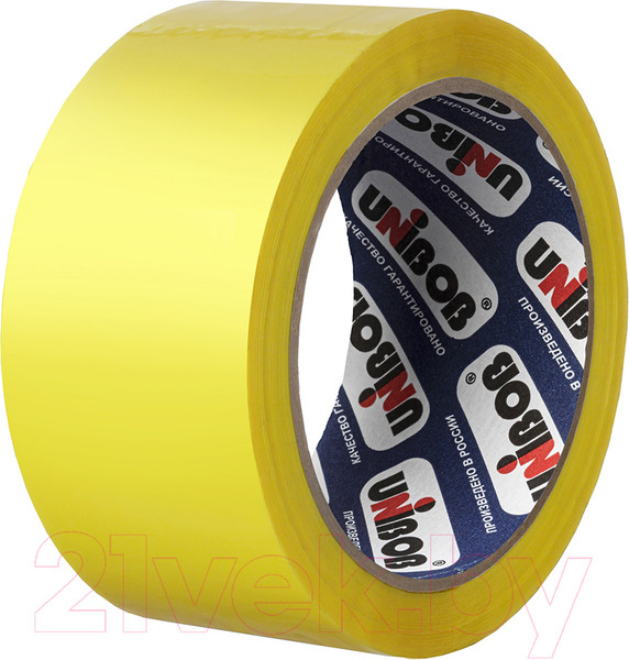 Изображение товара Скотч Unibob 48ммx66м, 45мкм / 30269 (желтый)