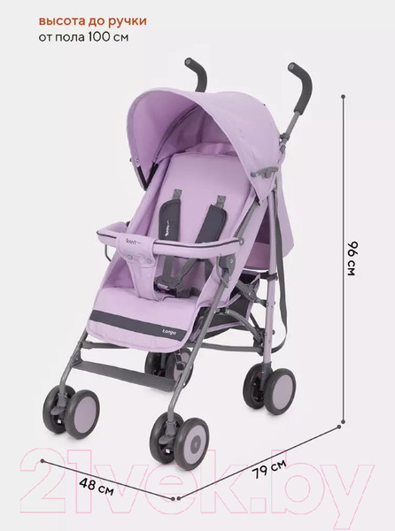 Изображение товара Детская прогулочная коляска Rant Basic Tango / RA351 (Sweet Lavender)