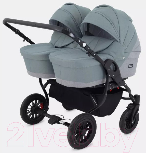 Изображение товара Детская универсальная коляска Rant Siena Duo 2 в 1 (09 серый/зеленый)