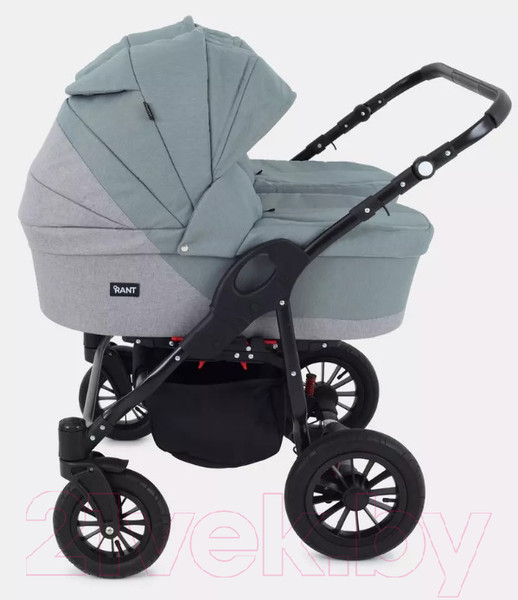 Изображение товара Детская универсальная коляска Rant Siena Duo 2 в 1 (09 серый/зеленый)