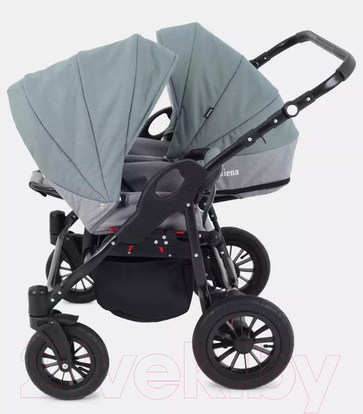 Изображение товара Детская универсальная коляска Rant Siena Duo 2 в 1 (09 серый/зеленый)