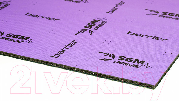 Изображение товара Шумоизоляция SGM Barrier Lite 0.5x0.8м/6мм (5 листов)