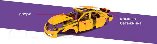 Изображение товара Шумоизоляция SGM Barrier Lite 0.5x0.8м/6мм (1 лист)