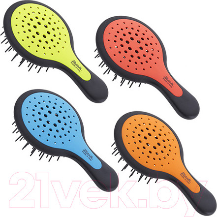 Изображение товара Расческа-массажер Janeke Superbrush Mini 71SP220NEROFL (черный/оранжевый)
