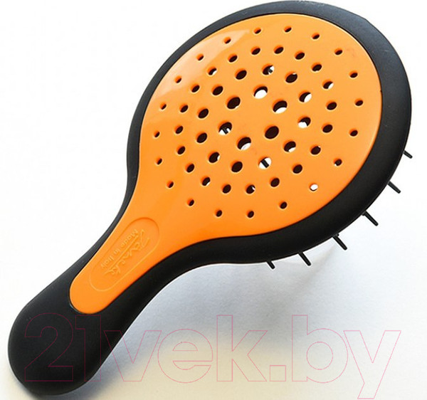 Изображение товара Расческа-массажер Janeke Superbrush Mini 71SP220NEROFL (черный/оранжевый)