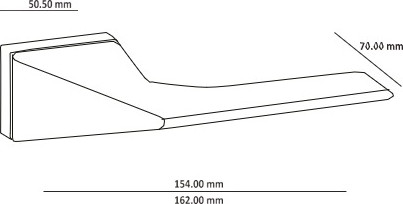 Изображение товара Ручка дверная Oro & Oro Ace 123-24E (msn)