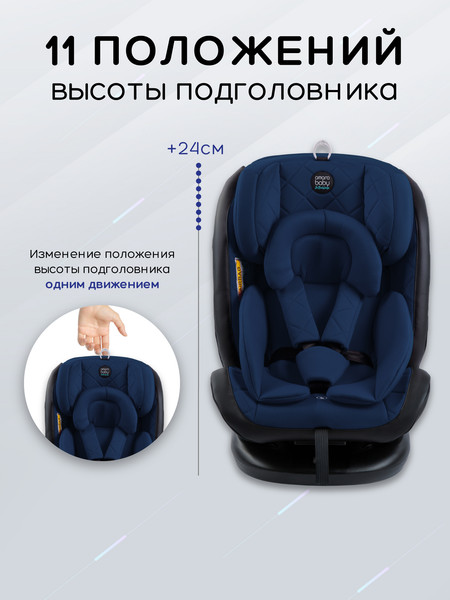 Изображение товара Автокресло Amarobaby Brilliant Isofix / AMARO-2003-BrSi (синий)