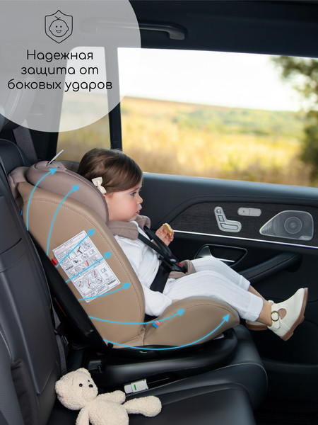 Изображение товара Автокресло Amarobaby Brilliant Isofix / AMARO-2003-BrSi (синий)