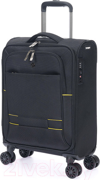 Изображение товара Чемодан на колесах Torber Brosno / T1901S-Black (черный)