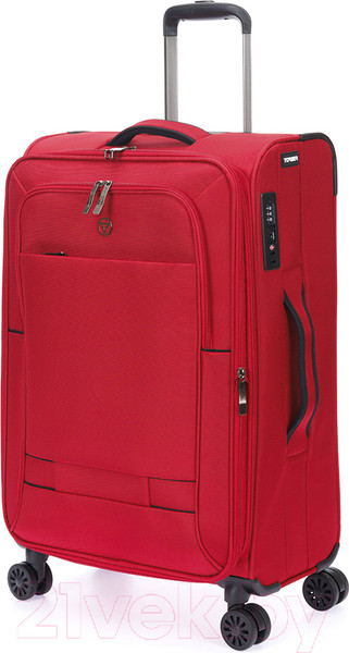 Изображение товара Чемодан на колесах Torber Brosno / T1901M-Red (красный)