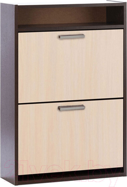 Изображение товара Тумба для обуви Vental Комфорт К-2 (венге/беленый дуб)