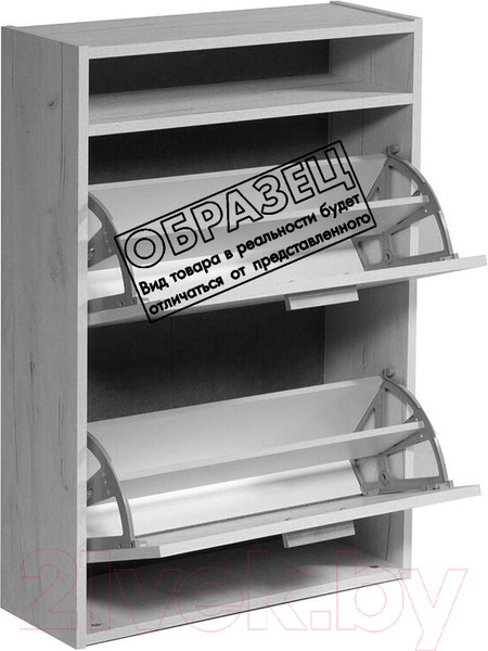 Изображение товара Тумба для обуви Vental Комфорт К-2 (венге/беленый дуб)